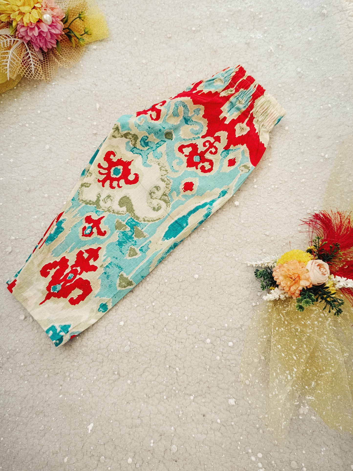 Abstract Print Cord set for girls
