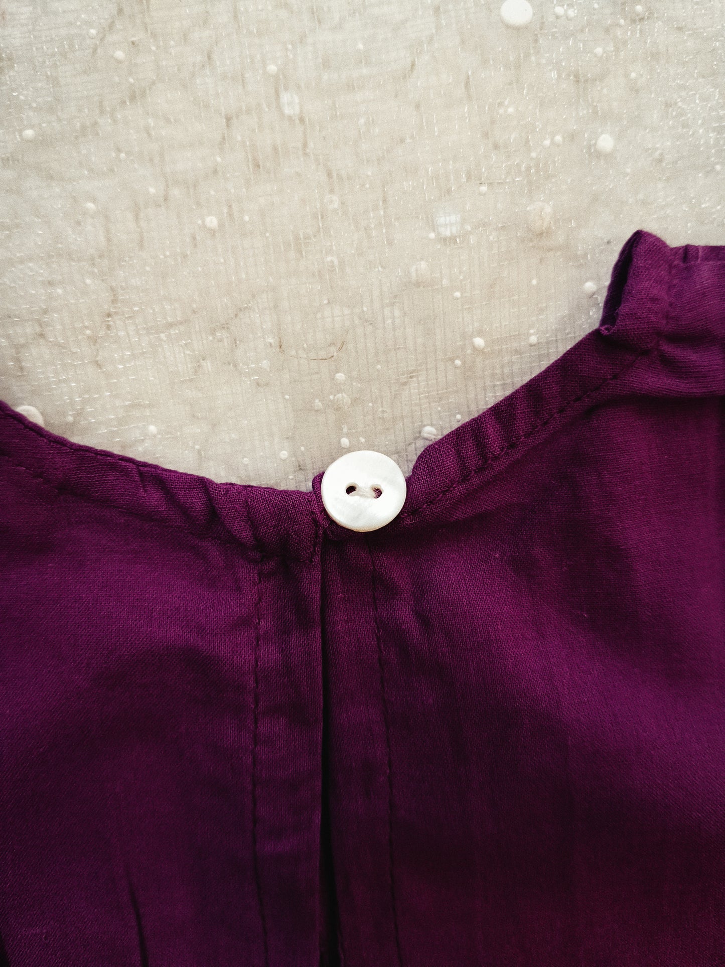 Block Print purple colour cord set