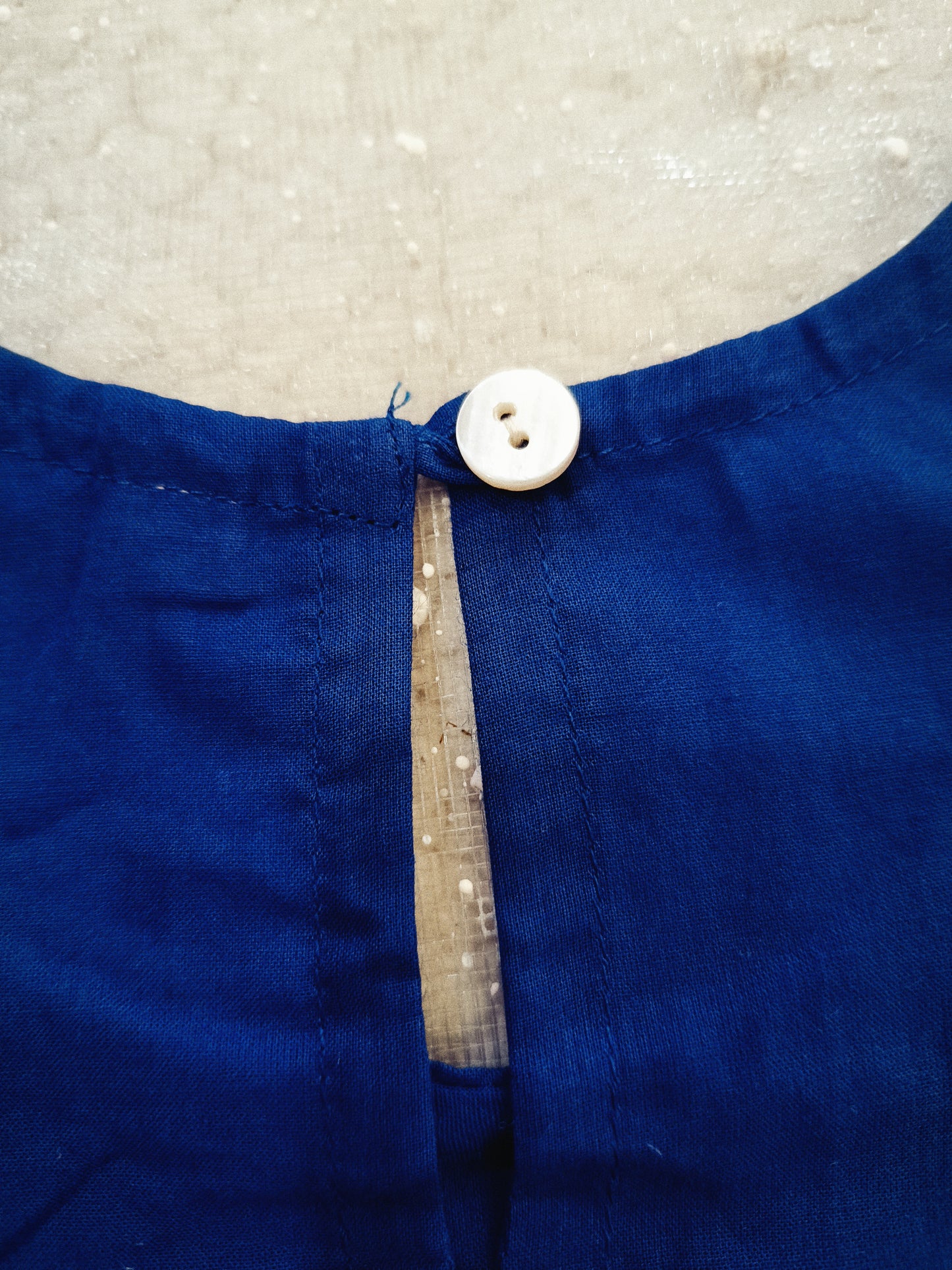 Block Print Blue colour cord set