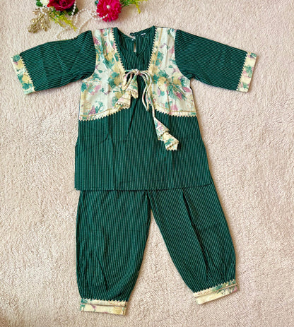 Patiala Green Colour Suit