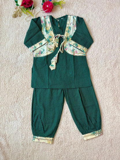 Patiala Green Colour Suit